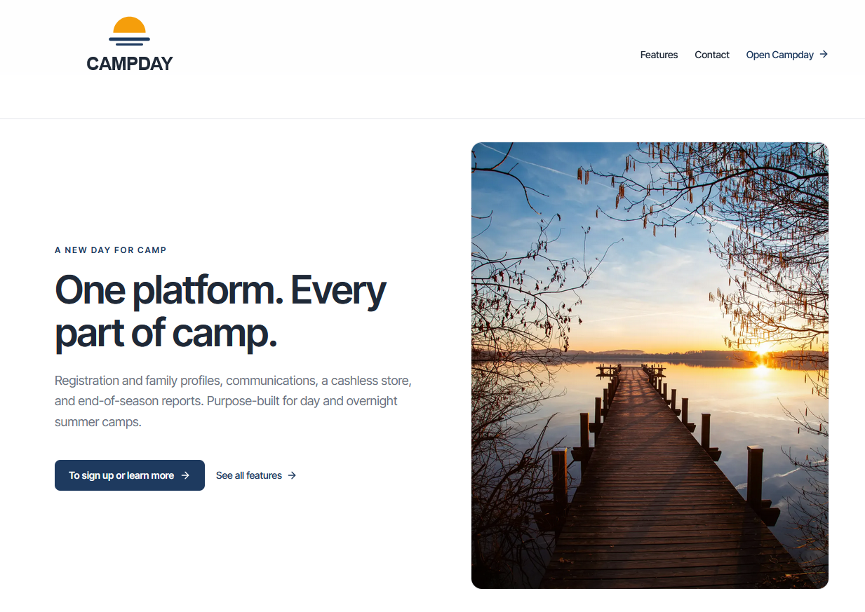 Campday app screenshot